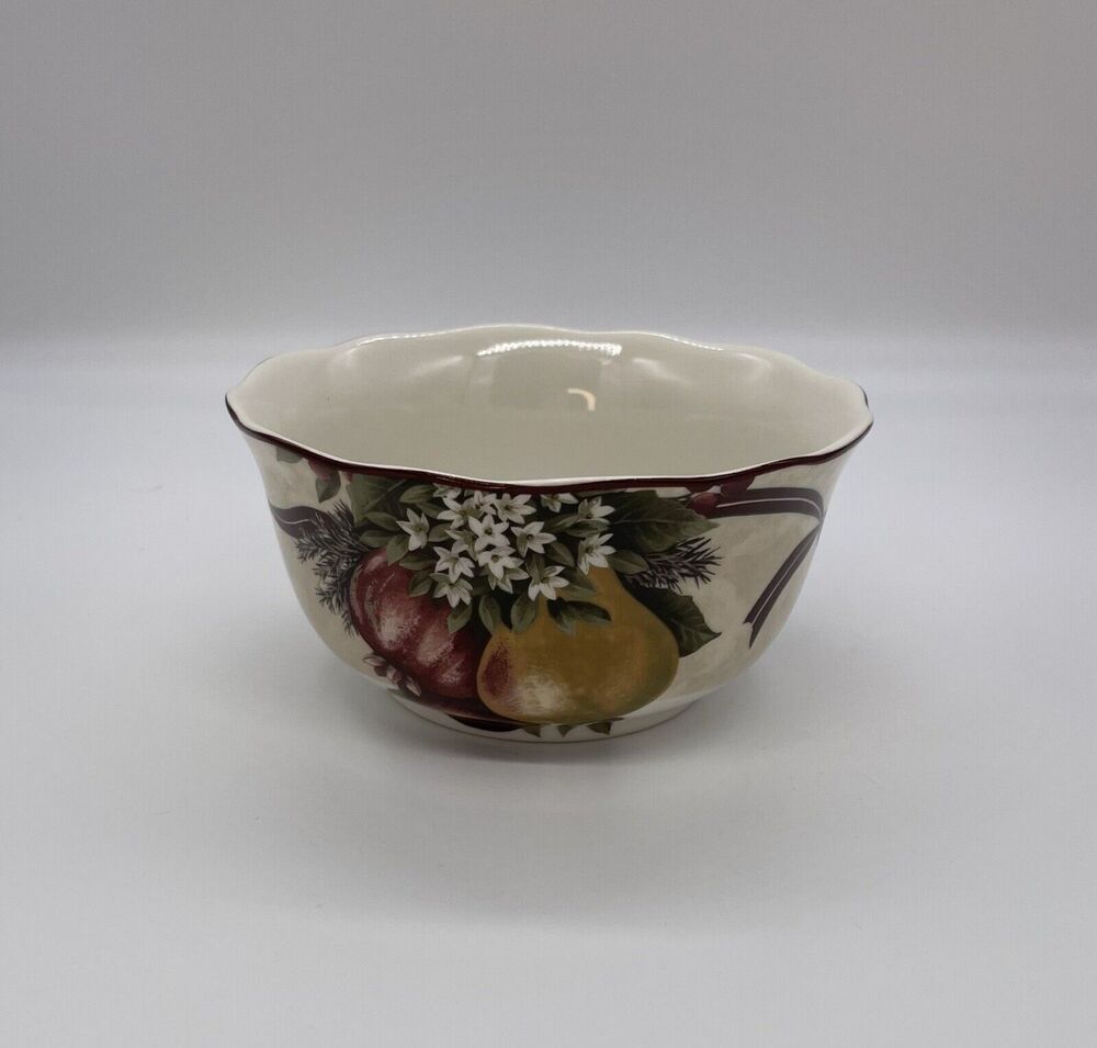 222 Fifth Yuletide Celebration Bowl Fine China
